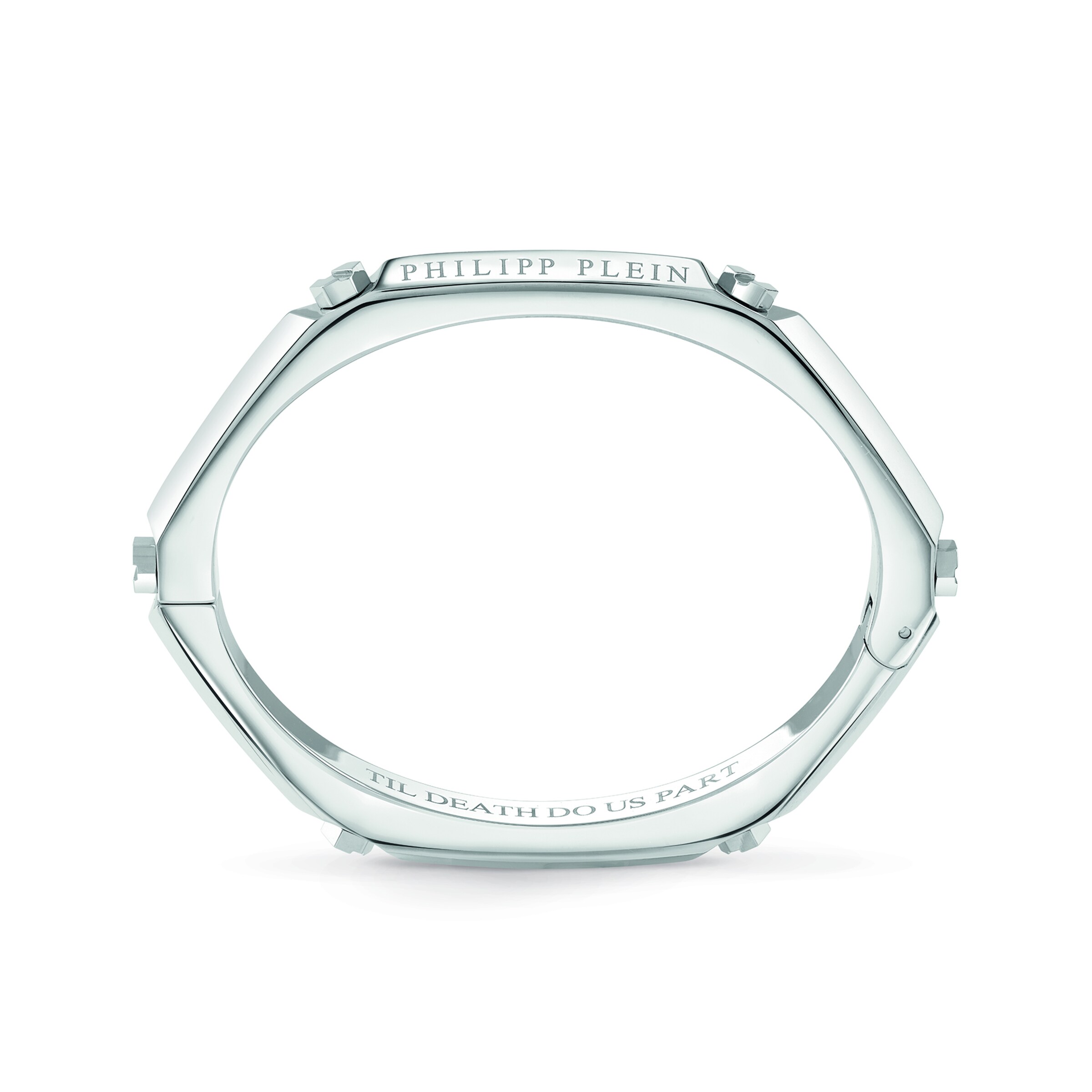 Philipp Plein Jewellery Bracelet 'The plein Cuff' in Silver