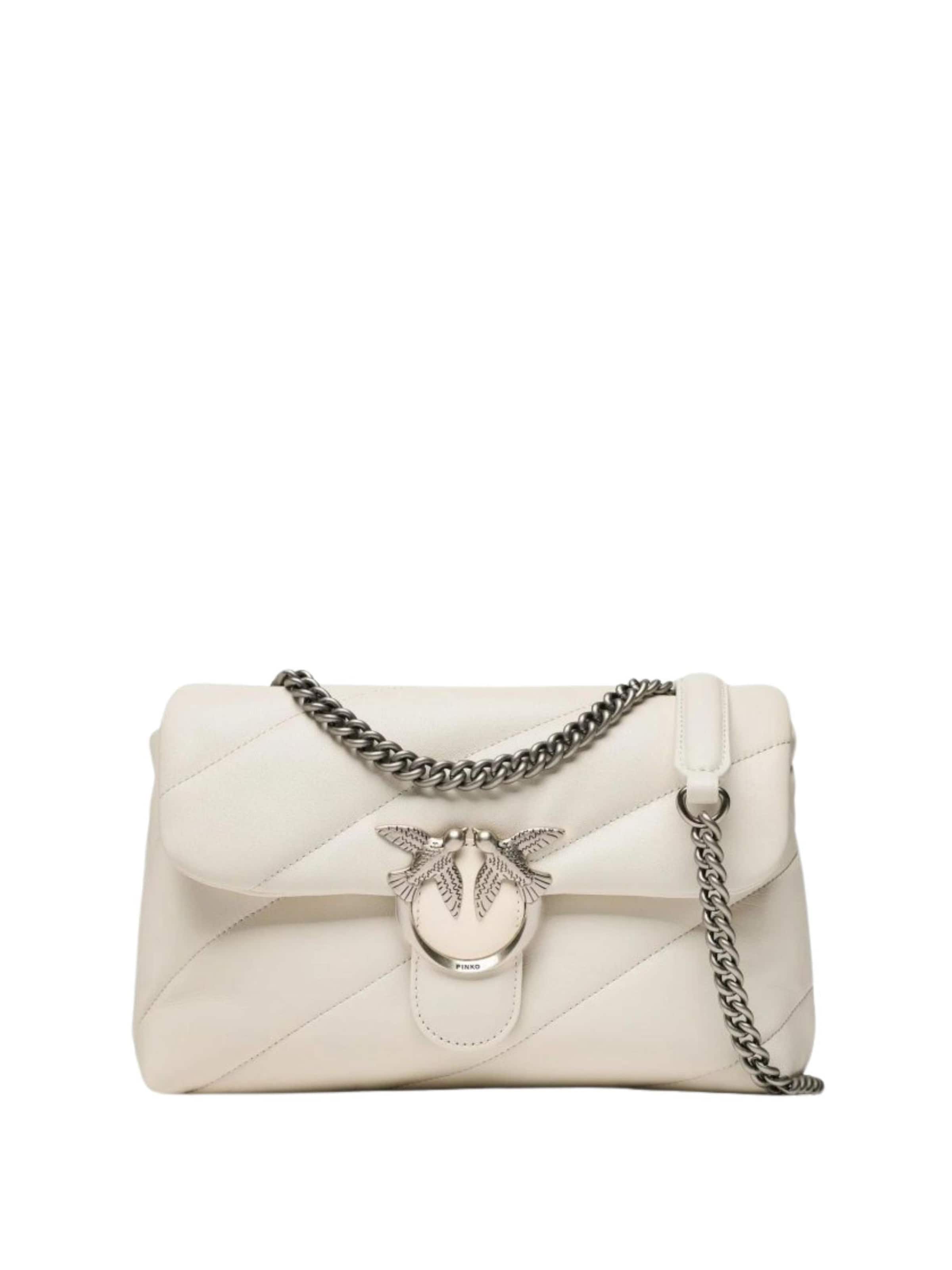 Sacs à main 'Pinko Sacs à main Love Puff Classic Cl Sheep Nap Blanc' PINKO en blanc : devant