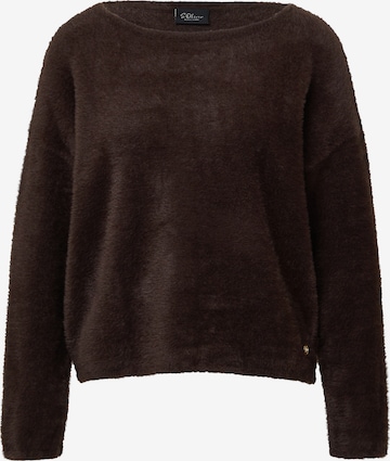 s.Oliver Pullover in Braun: Vorderseite