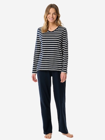 SCHIESSER Pyjama 'Essentials' in Blau