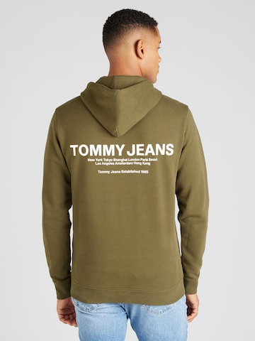 Tommy Jeans Суичър в зелено