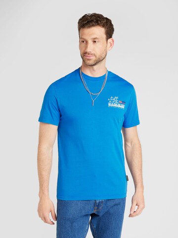 NAPAPIJRI T-Shirt 'COLVILLE' in Blau: Vorderseite