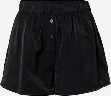 WEEKDAY Püksid 'Noah', värv must: eest vaates