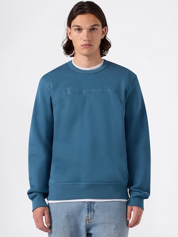 Champion Sweatshirt in Blau: Vorderseite