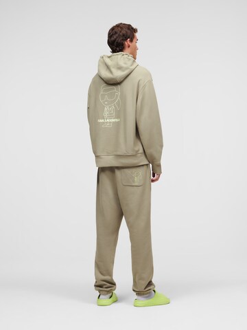 Karl Lagerfeld - Sweatshirt ' Ikonik 2.0 ' em bege