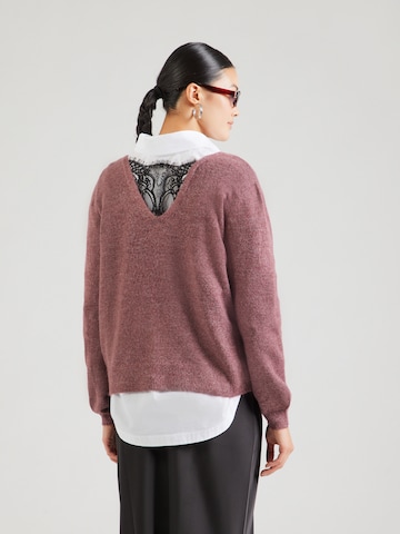 ONLY Gebreid vest 'ONLADELE' in Roze