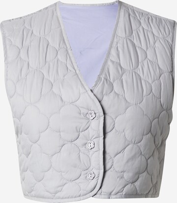 florence by mills exclusive for ABOUT YOU Bodywarmer 'Crisp Air' in Grijs: voorkant