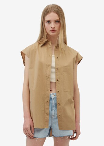 Marc O'Polo DENIM Blouse in Brown: front