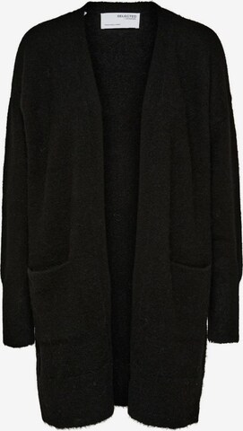 SELECTED FEMME Cardigan 'Lulu' i sort: forside