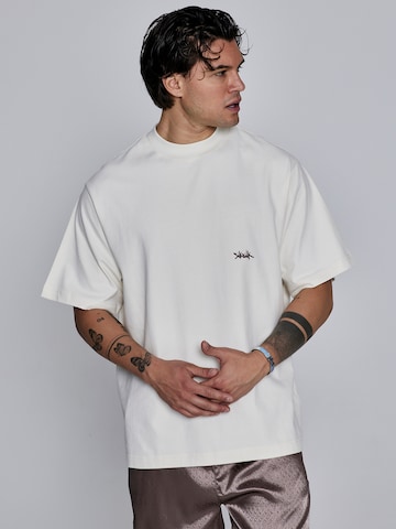 SikSilk Shirt in Wit: voorkant