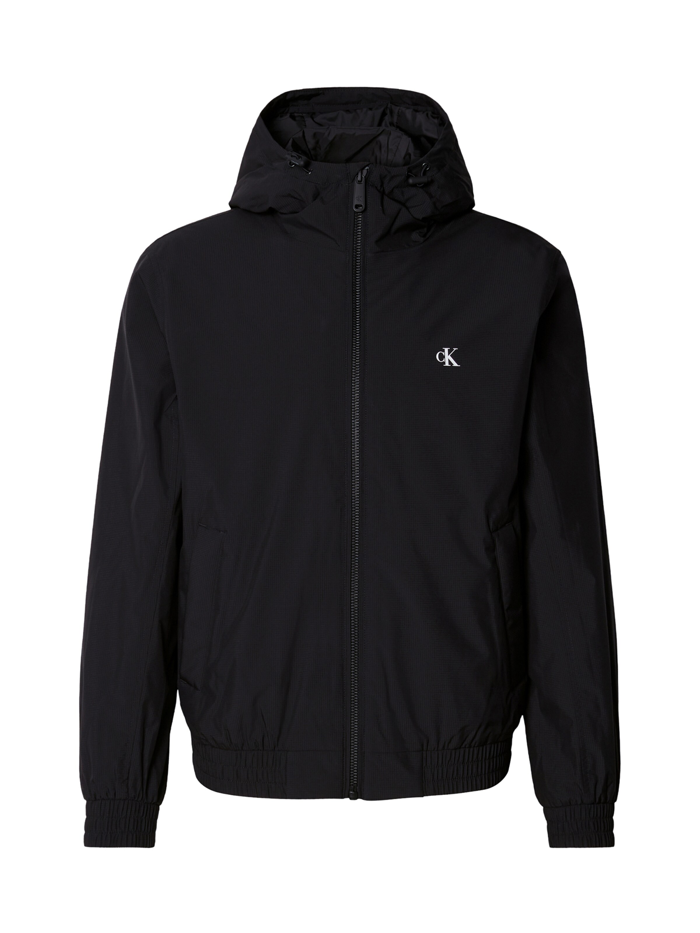 Veste mi-saison Calvin Klein Jeans en noir : devant