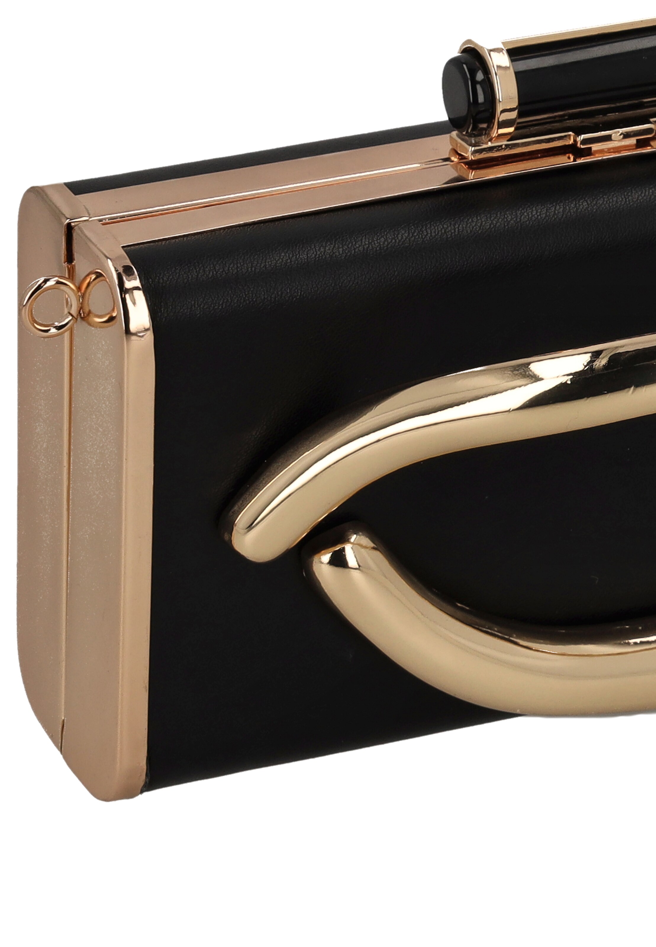 faina Clutch in Black