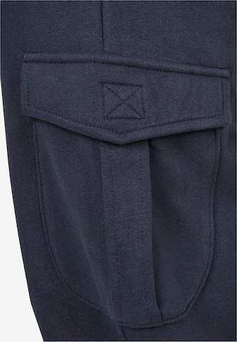Urban Classics Tapered Cargo Pants in Blue