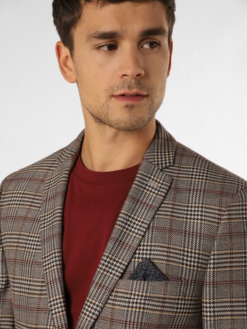 Finshley & Harding Regular Fit Sakko 'Melvin' in Braun