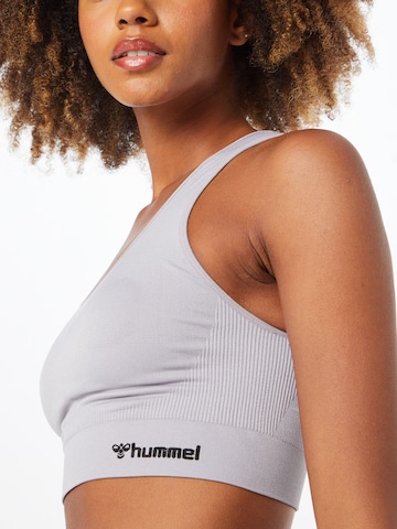Hummel Bustier Sports-BH 'TIF' i grå