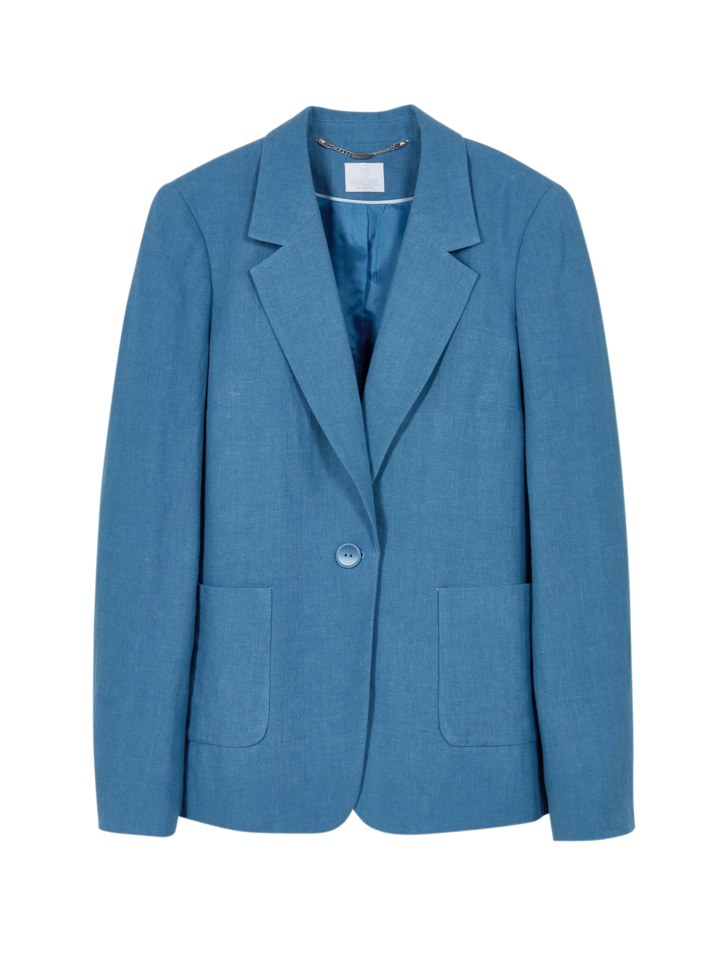 Blazer MADELEINE en bleu : devant