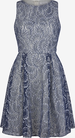 KLEO Cocktail Dress in Blue: front