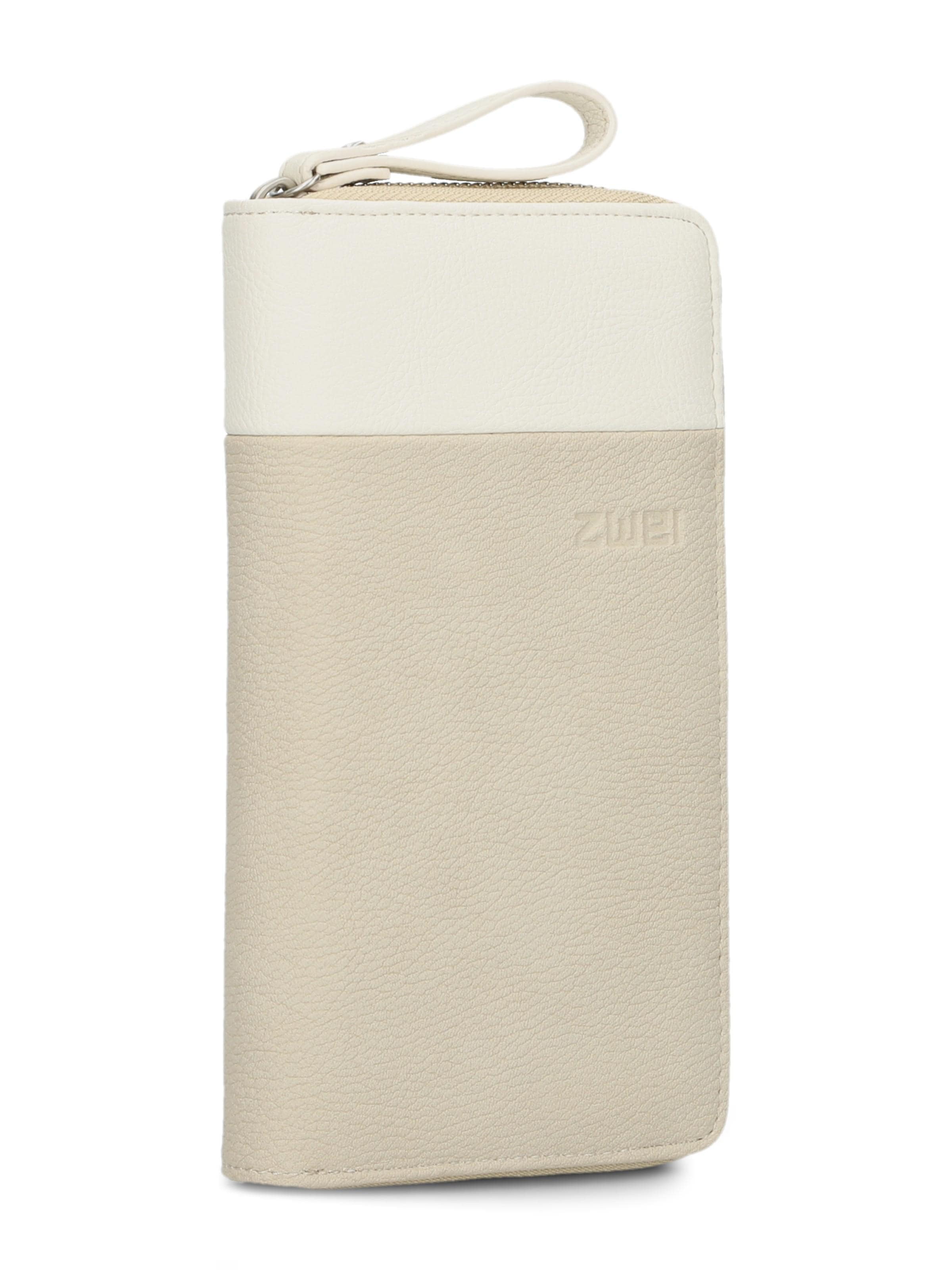 ZWEI Portemonnaie 'EVA' in Beige: Vorderseite