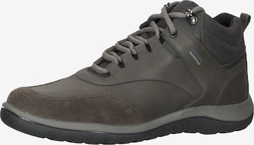 GEOX Sneakers hoog in Bruin: voorkant