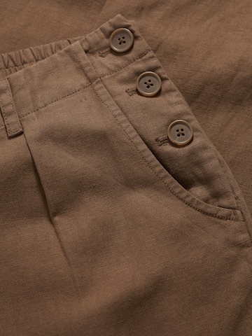 Seasalt Cornwall Tapered Bandplooibroek 'Nanterrow' in Bruin