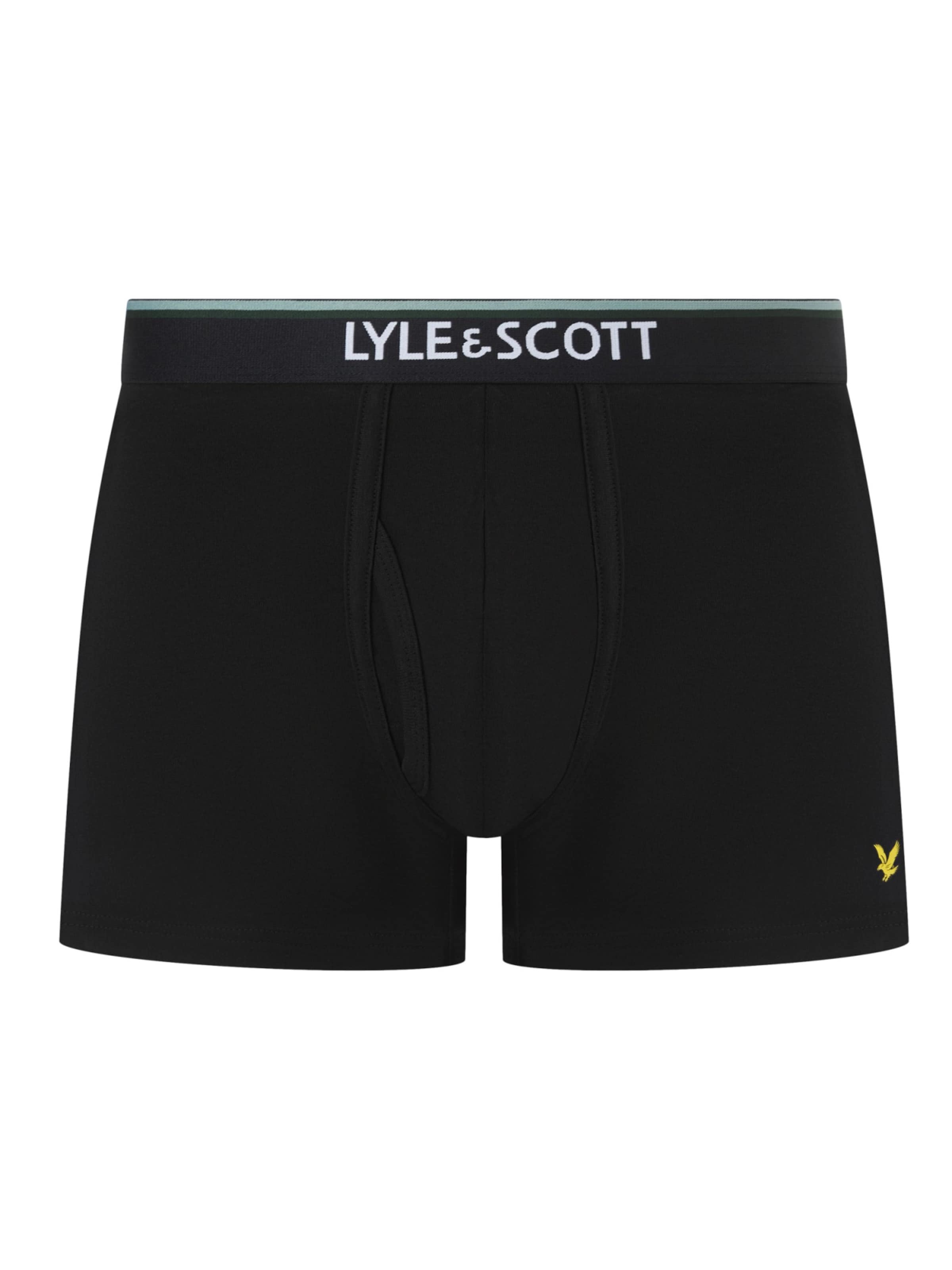 Boxers 'Wes' Lyle & Scott en noir : devant