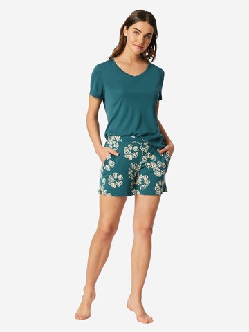 SCHIESSER Pajama 'Modern' in Green