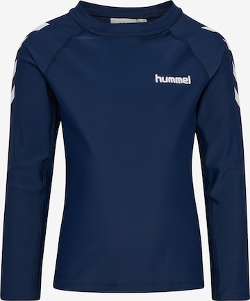 Hummel Swimshirt in Blau: Vorderseite