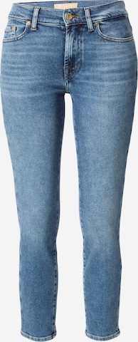 7 for all mankind Slimfit Jeans 'ROXANNE' i blå: framsida