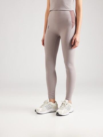 Skinny Pantalon de sport 'Movement' On en gris : devant