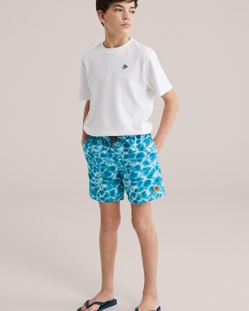 WE Fashion Zwembroek in Blauw
