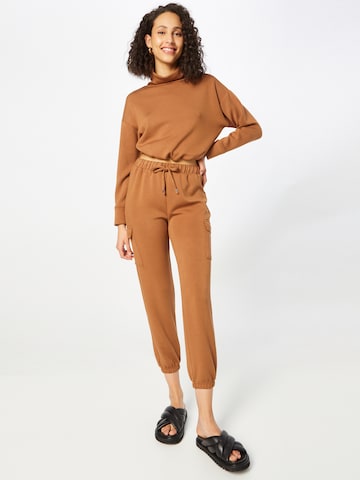 Sweat-shirt 'Soft Scuba' Warehouse en marron