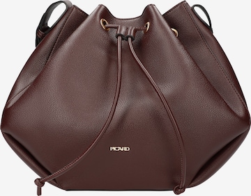 Picard Pouch ' Mabillon ' in Brown: front