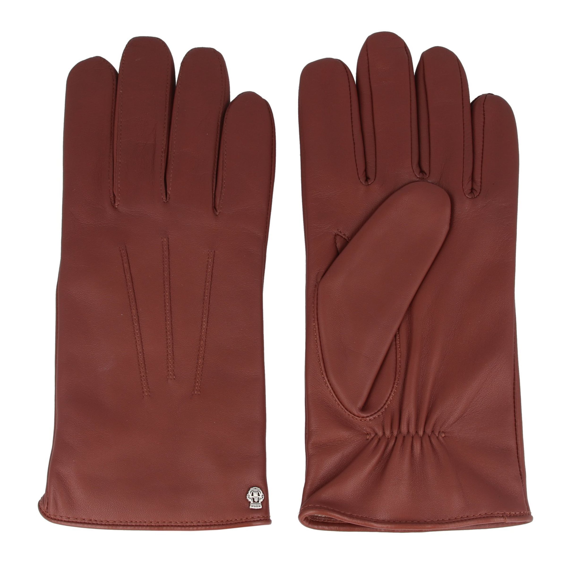 Roeckl Full Finger Gloves 'RIGA' in Brown: front
