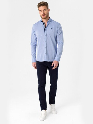 Jacey Quinn Regular fit Button Up Shirt in Blue