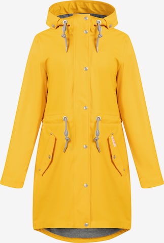 Manteau fonctionnel MYMO en jaune : devant