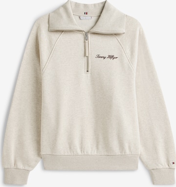 Tommy Hilfiger CurveSweater majica 'CLASSIC' - bež boja: prednji dio