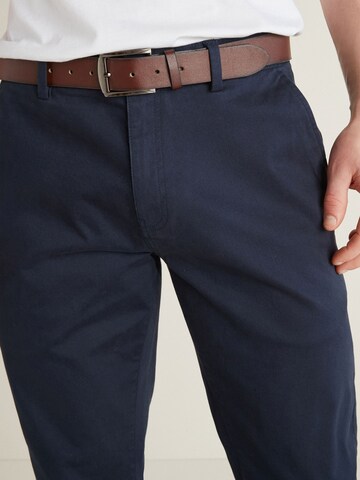 Next Slimfit Chino hlače | modra barva