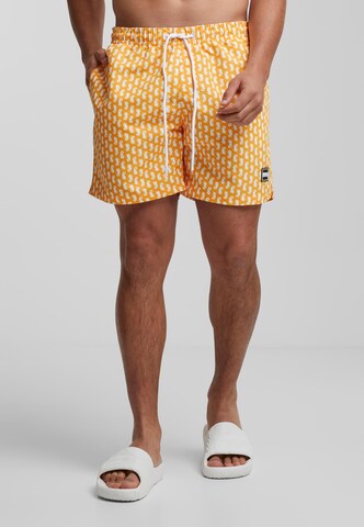 Shorts de bain Urban Classics en orange