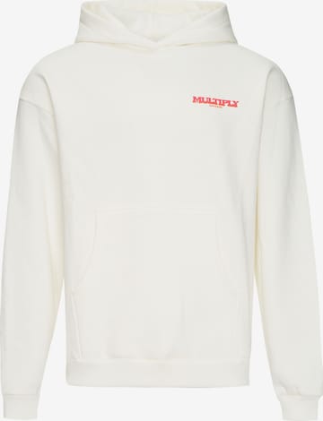 Multiply Apparel Sweatshirt 'Lollipop' in Wit: voorkant