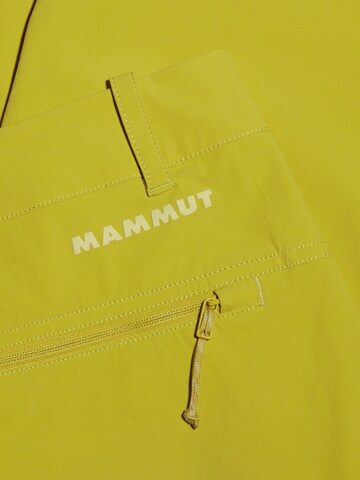 MAMMUT Regular Outdoor Pants in Yellow