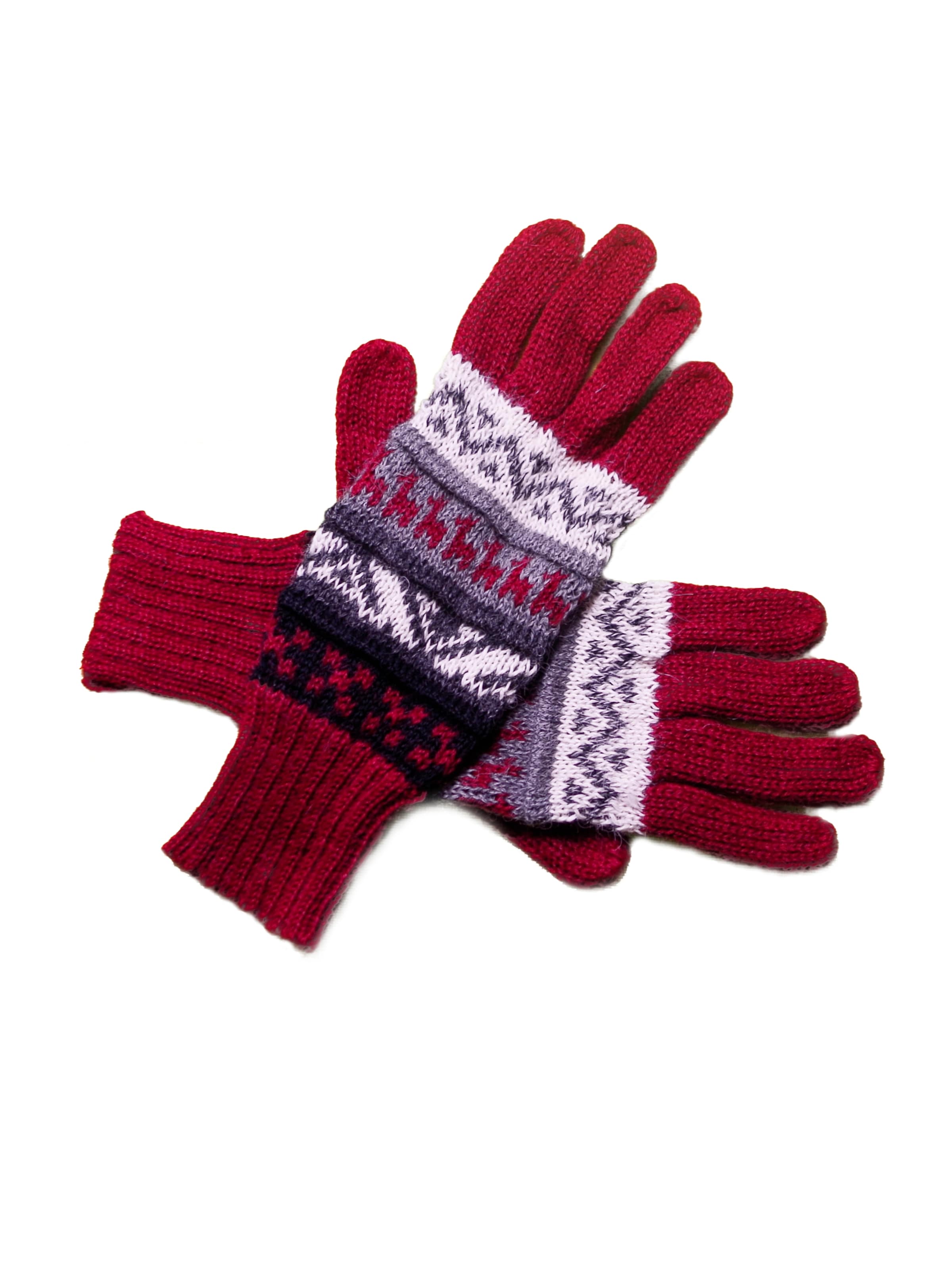 Posh Gear Vingerhandschoenen 'Guantilissi' in Rood: voorkant