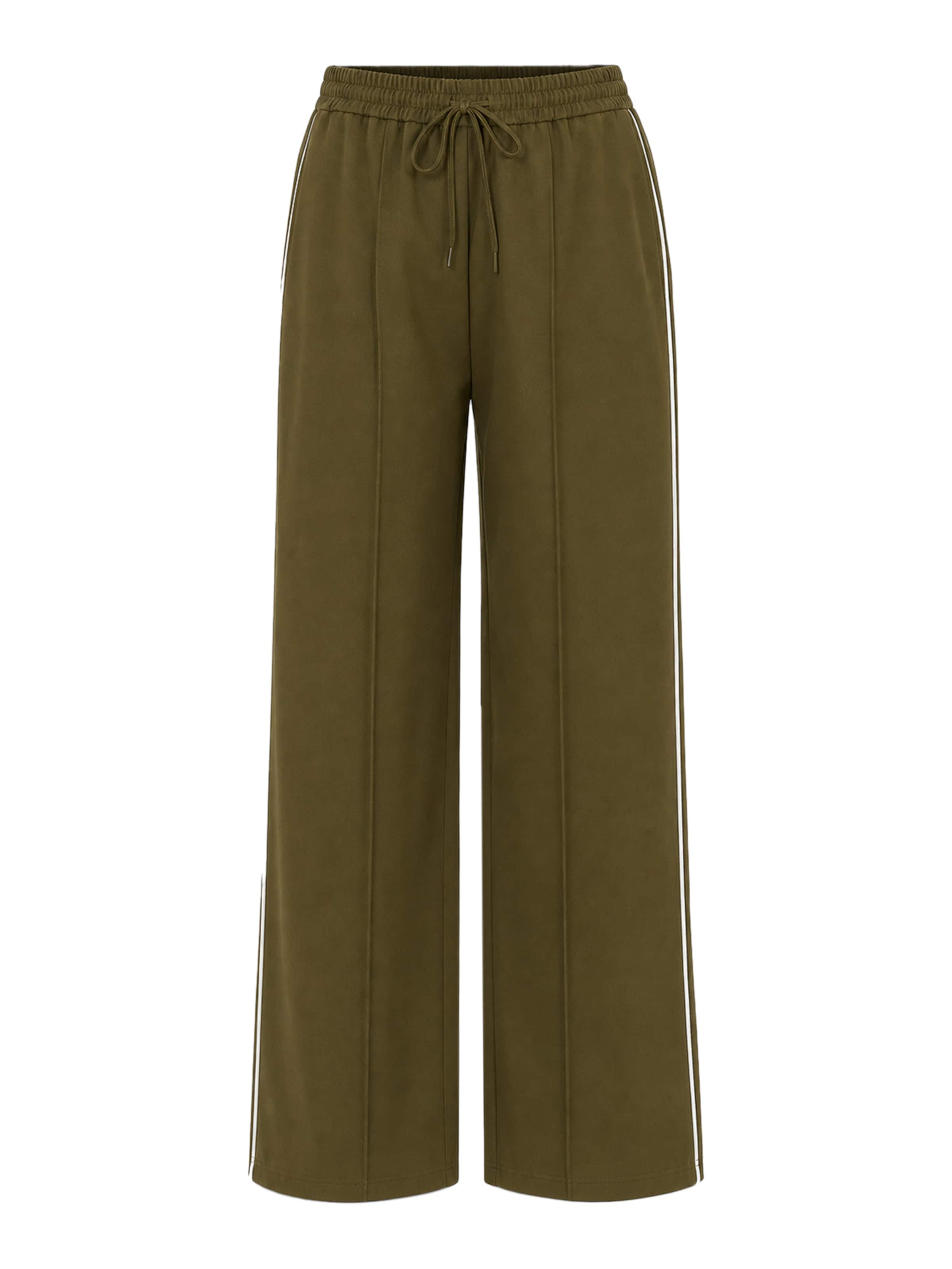 BRAVE SOUL Pantalon à pince en 40 en olive / blanc, Vue avec produit