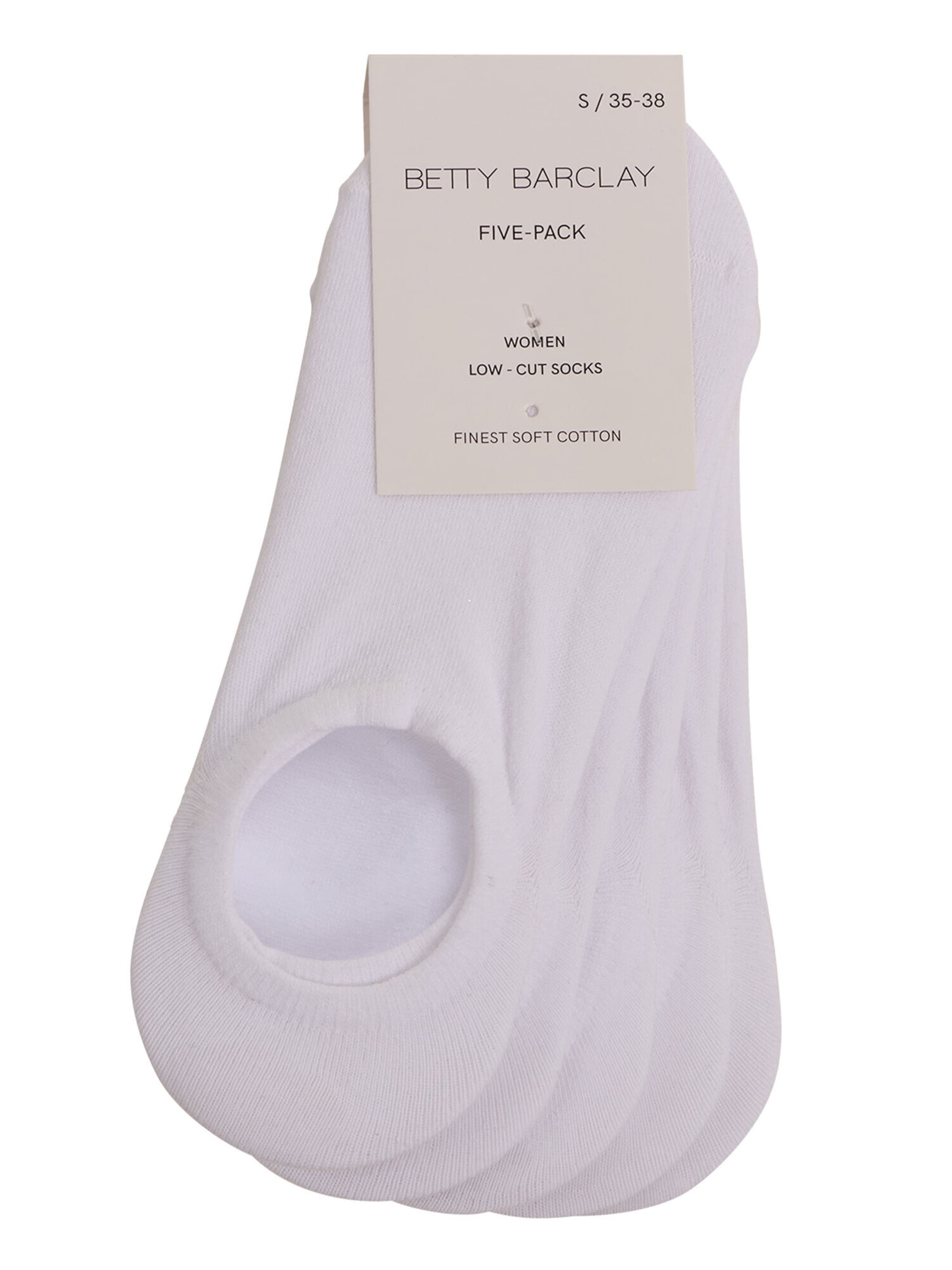 Calza velata di Betty Barclay in bianco: frontale