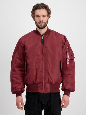 ALPHA INDUSTRIES Between-Season Jacket 'MA-1' in Red: front