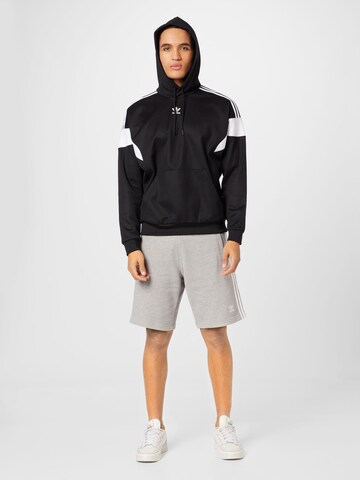 ADIDAS ORIGINALS Sweatshirt 'Adicolor Classics Cut Line' in Schwarz