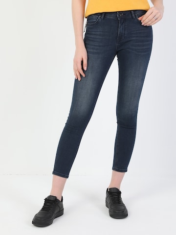 Skinny Jean Colin's en bleu : devant