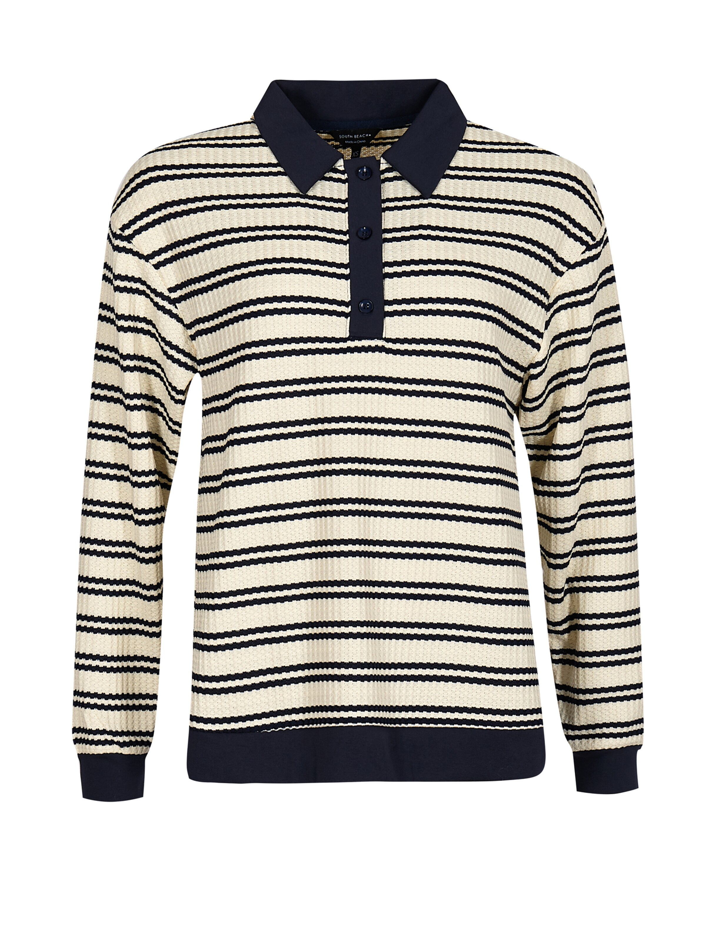 South Beach Pullover in Beige: Vorderseite