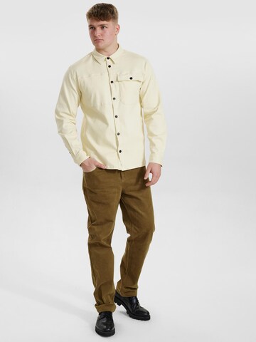 Dxnmxrk Shirt 'DXEliot' in Beige
