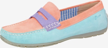 SIOUX Mocassins 'Carmona' in Blauw: voorkant