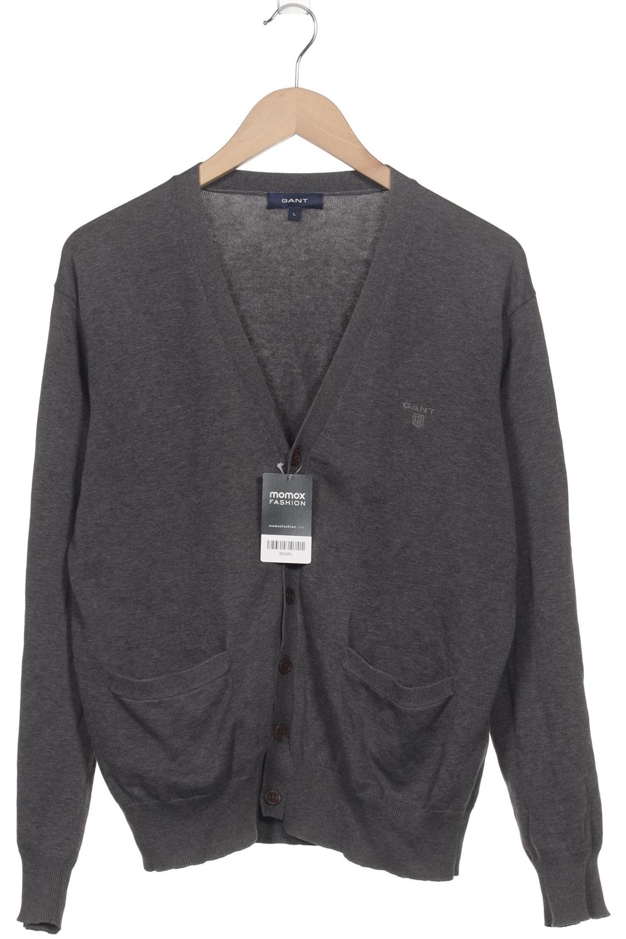 GANT Sweater & Cardigan in L in Grey: front